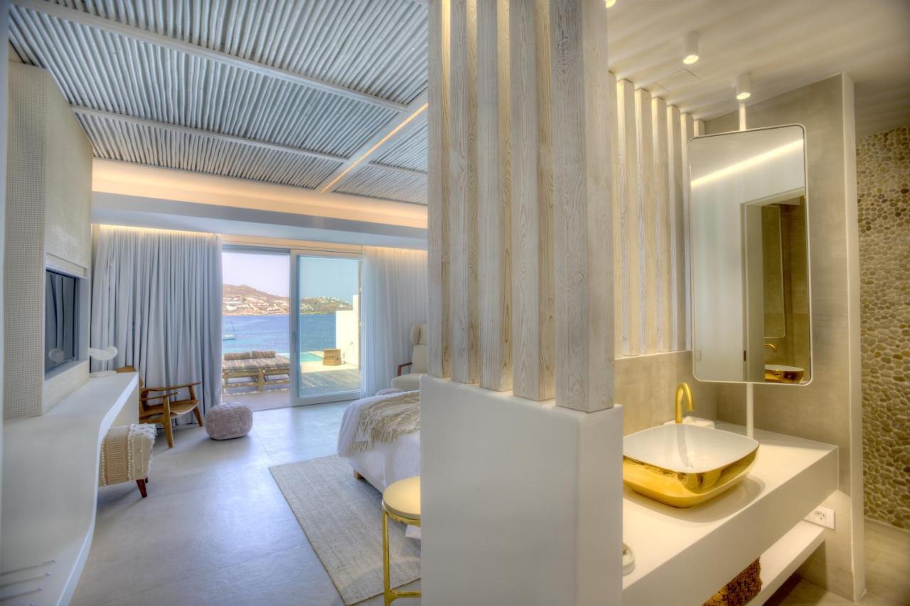 Icon Mykonos Hotel Megali Ammos  Bagian luar foto