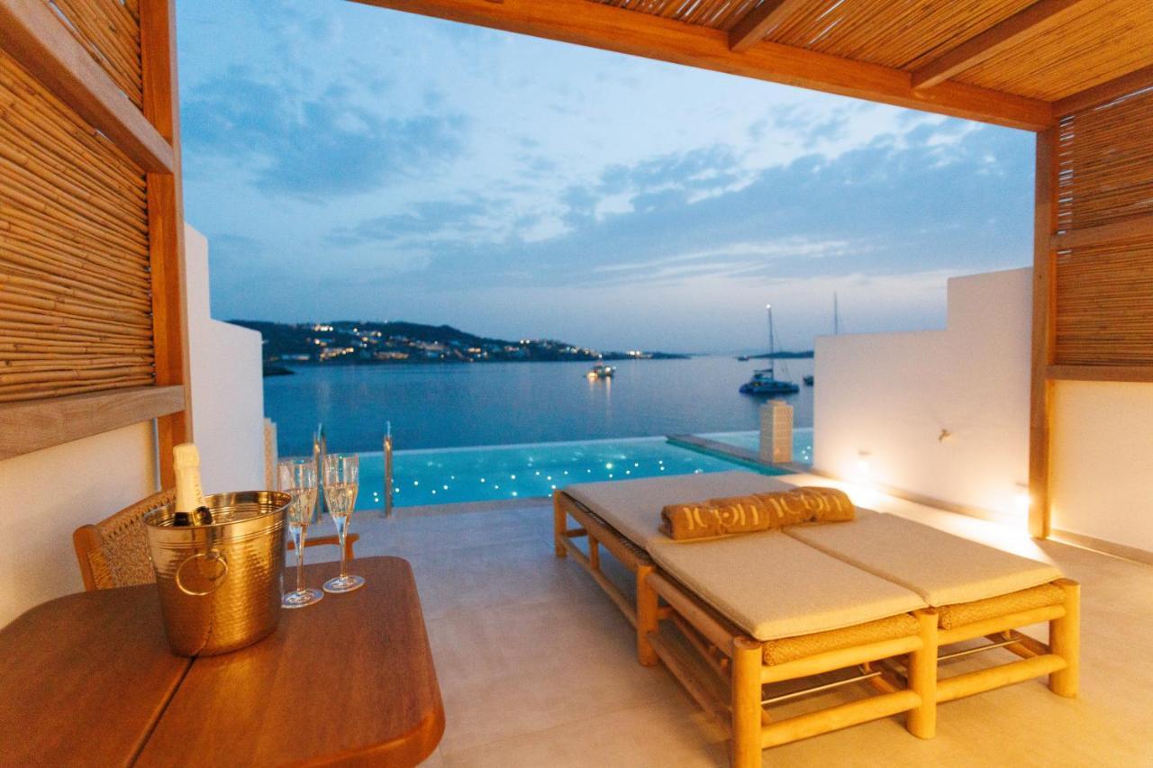 Icon Mykonos Hotel Megali Ammos  Bagian luar foto