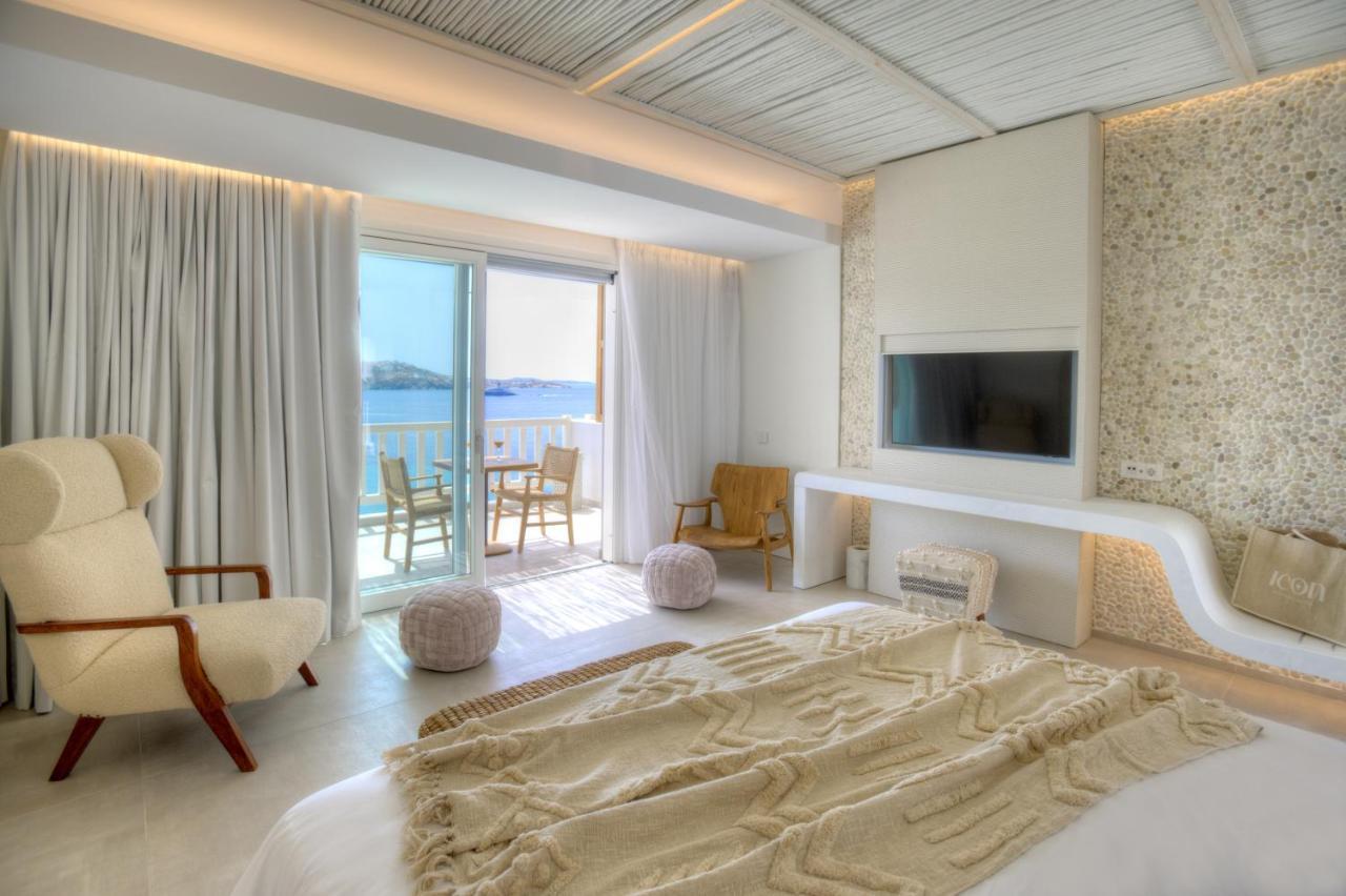 Icon Mykonos Hotel Megali Ammos  Bagian luar foto