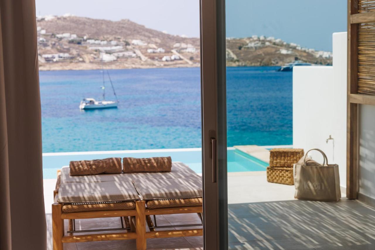 Icon Mykonos Hotel Megali Ammos  Bagian luar foto