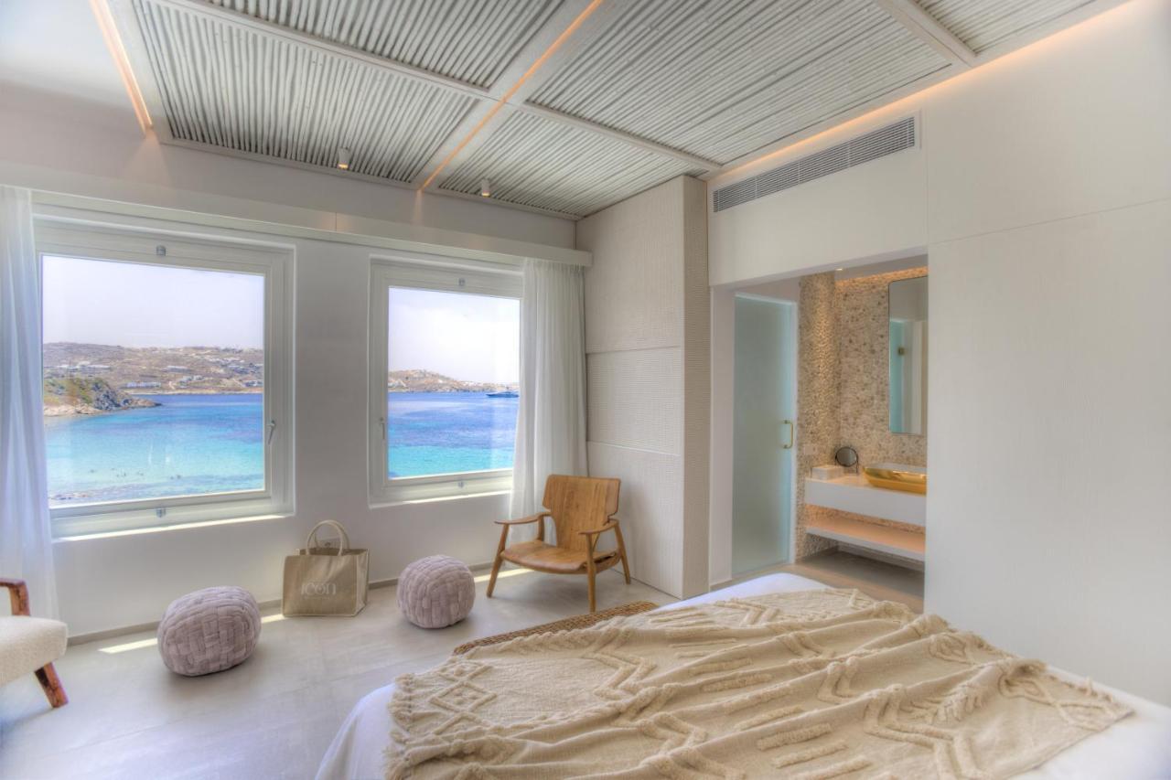 Icon Mykonos Hotel Megali Ammos  Bagian luar foto
