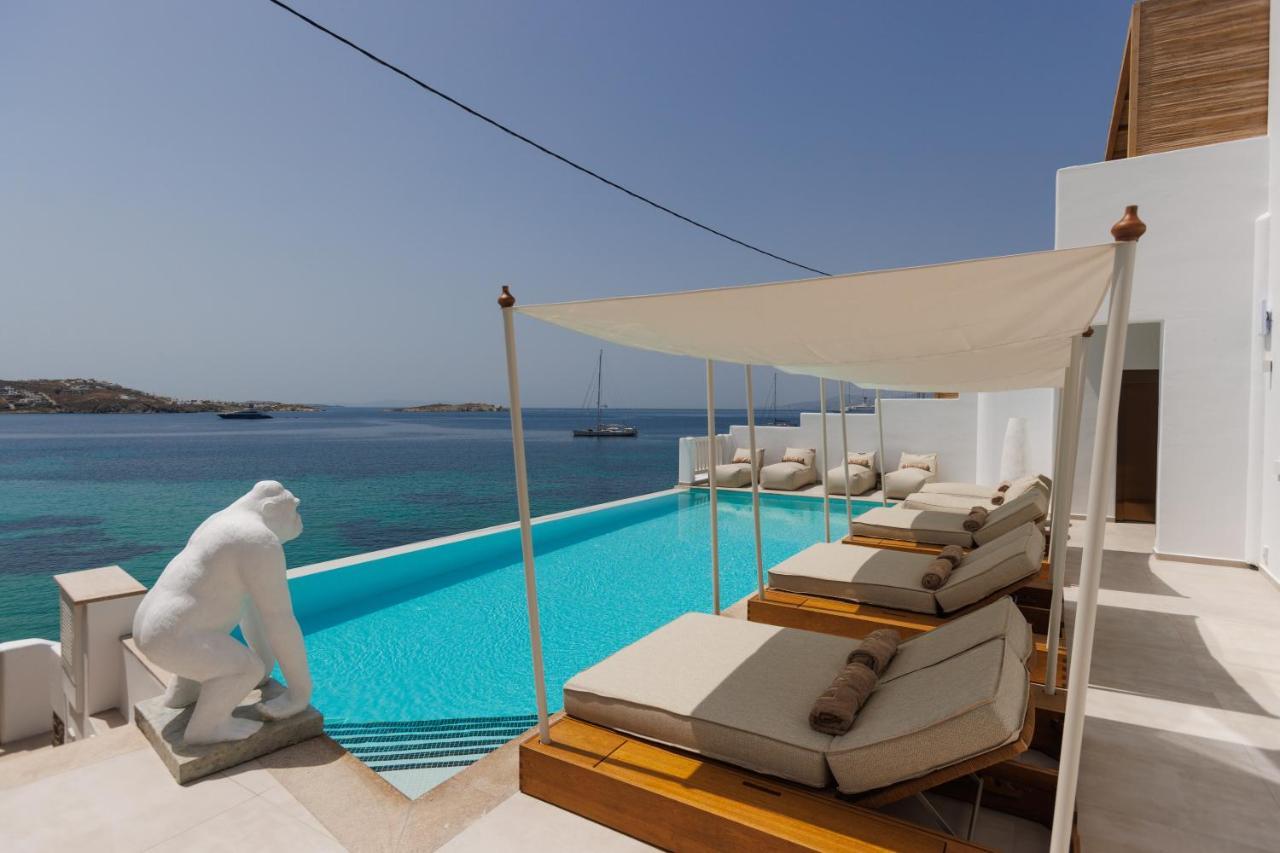 Icon Mykonos Hotel Megali Ammos  Bagian luar foto