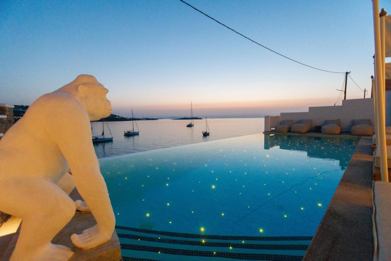 Icon Mykonos Hotel Megali Ammos  Bagian luar foto